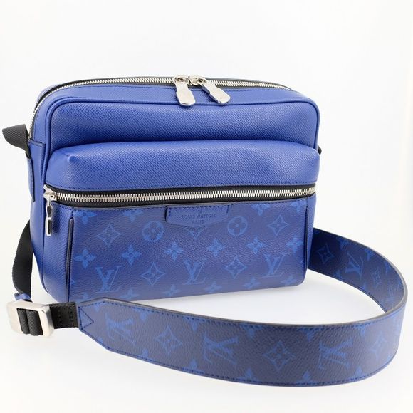 Louis Vuitton Outdoor Messenger Bag Monogram Canvas Leather Shoulder Bag - Picture 1 of 6